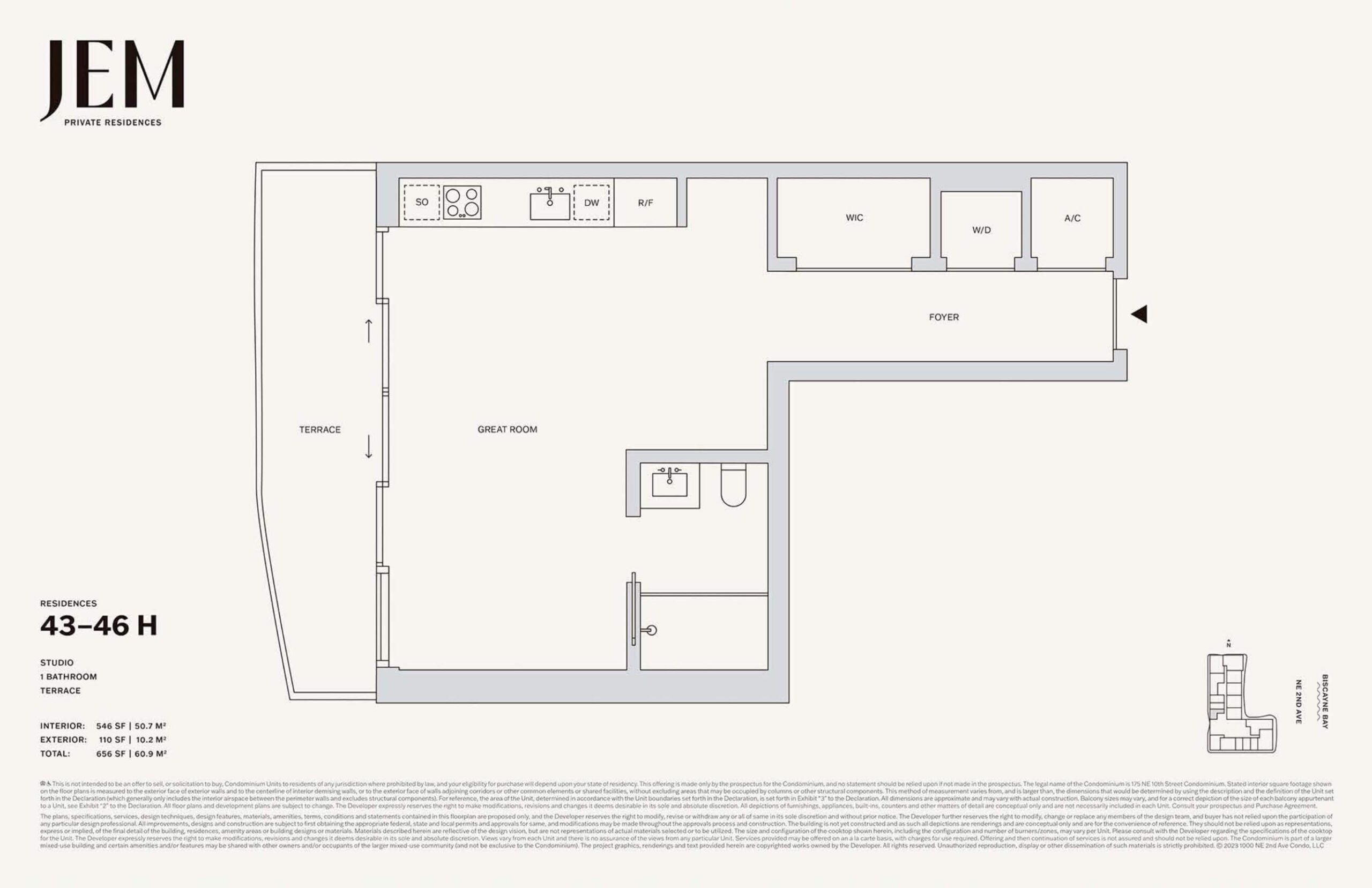 Floor Plan Jem Floors 43 46 Residence H scaled