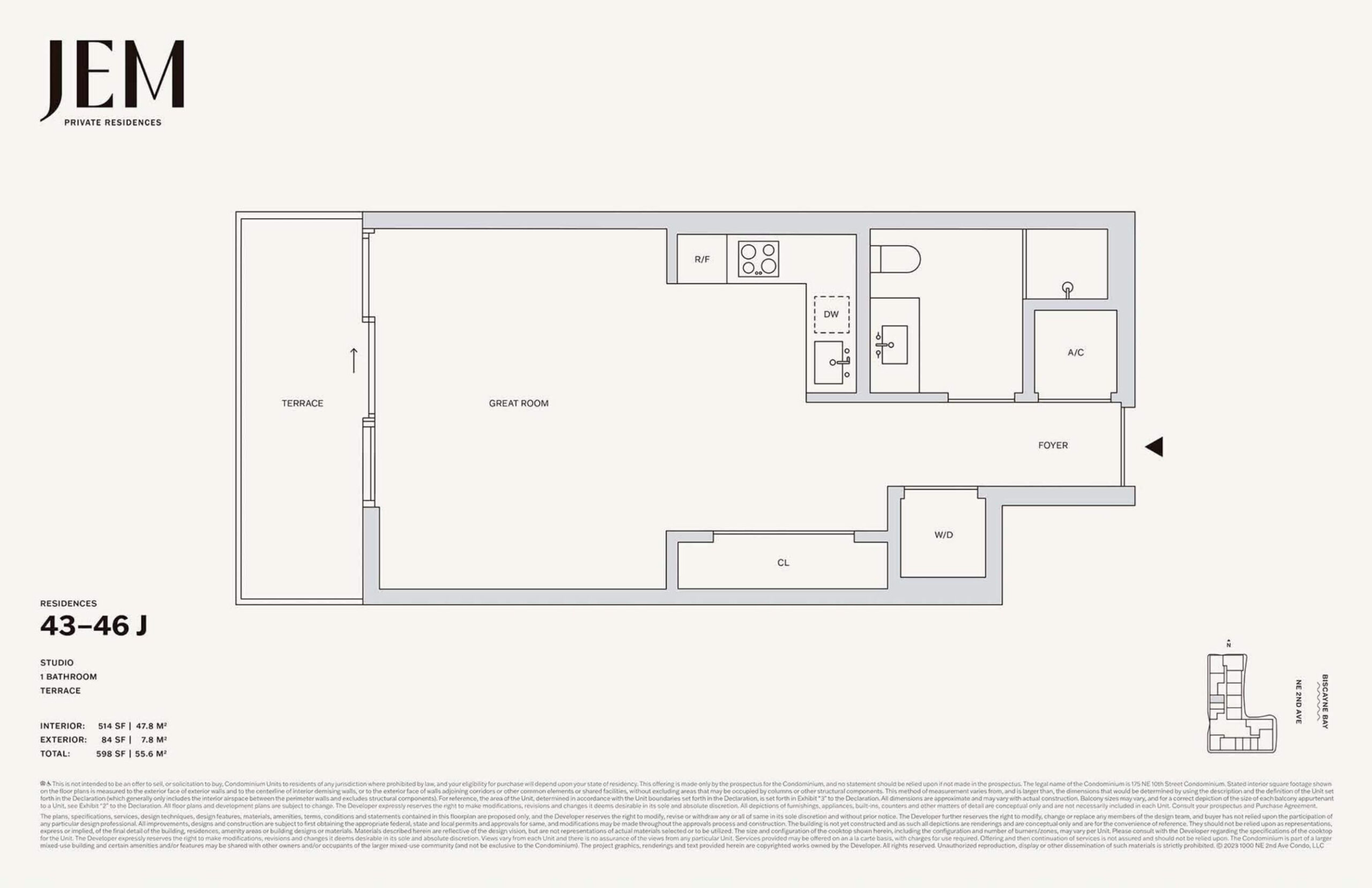 Floor Plan Jem Floors 43 46 Residence J scaled