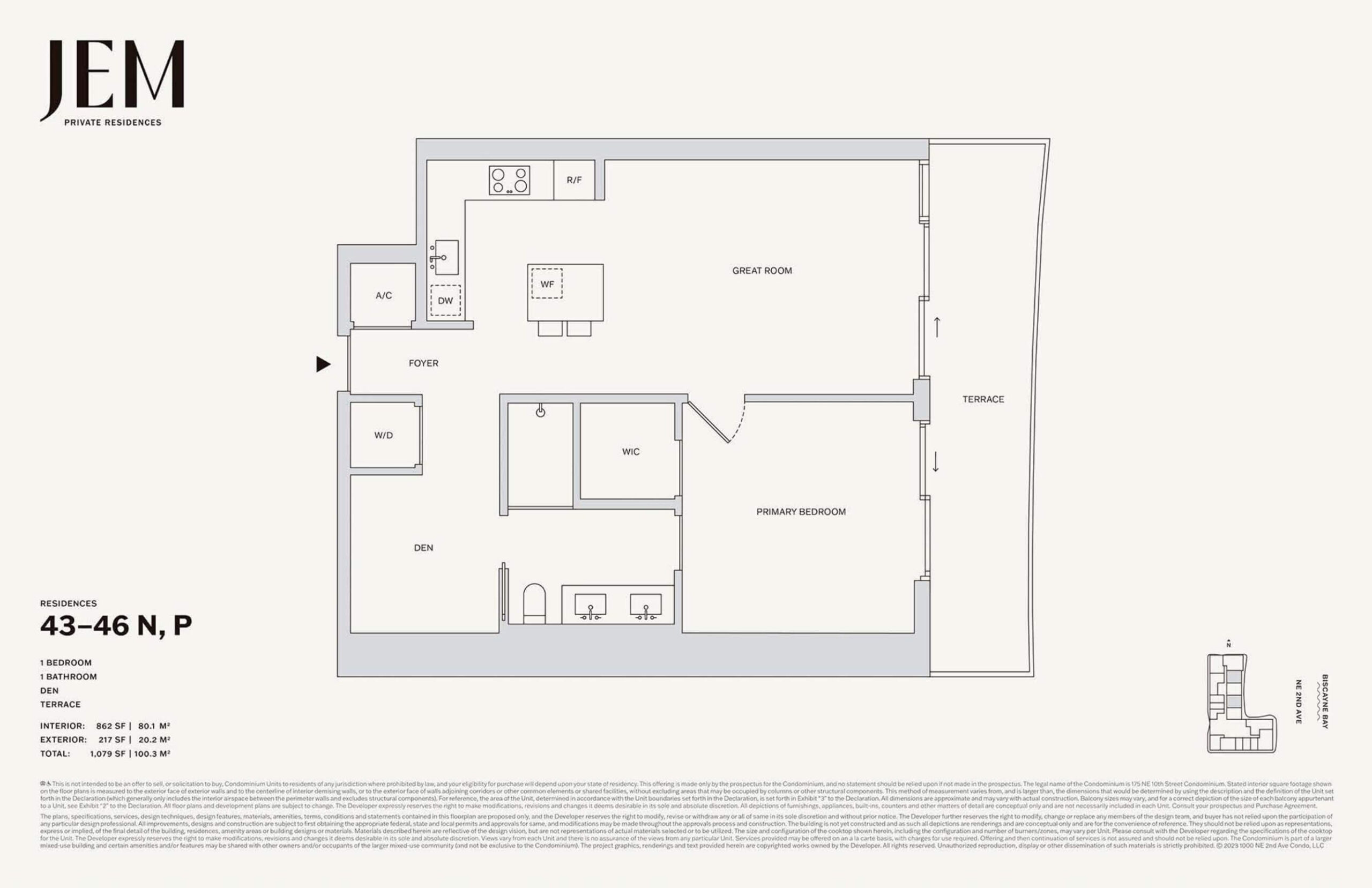 Floor Plan Jem Floors 43 46 Residence N P scaled