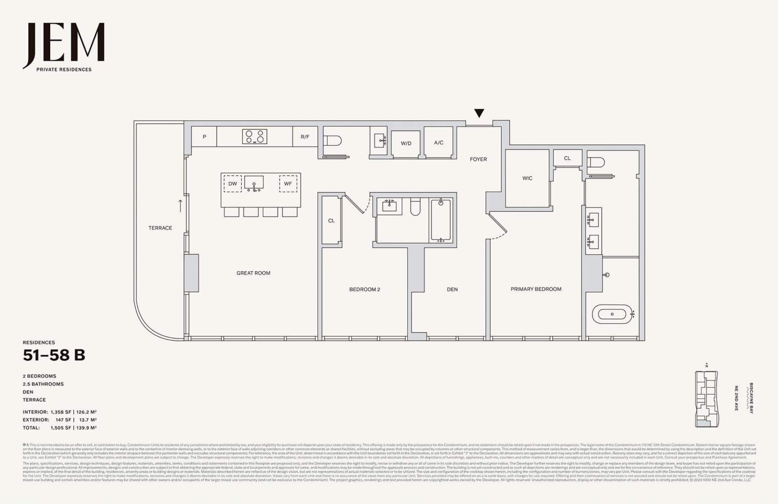 Floor Plan Jem Floors 51 58 Residence B scaled