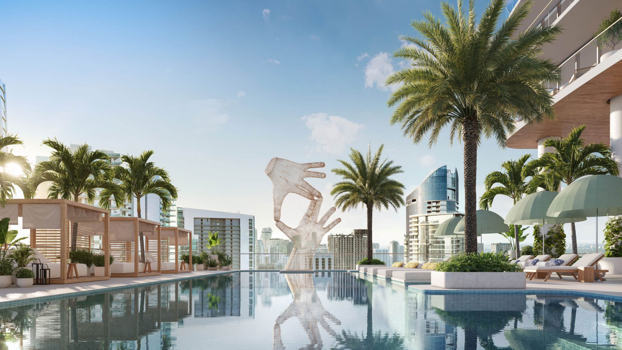 thejem downtown miami Infinity pool